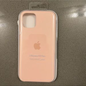 iPhone 11 Pro Silicone Case Original Apple Pink Sand